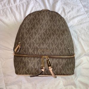 Brand New Creme Michael Kors backpack